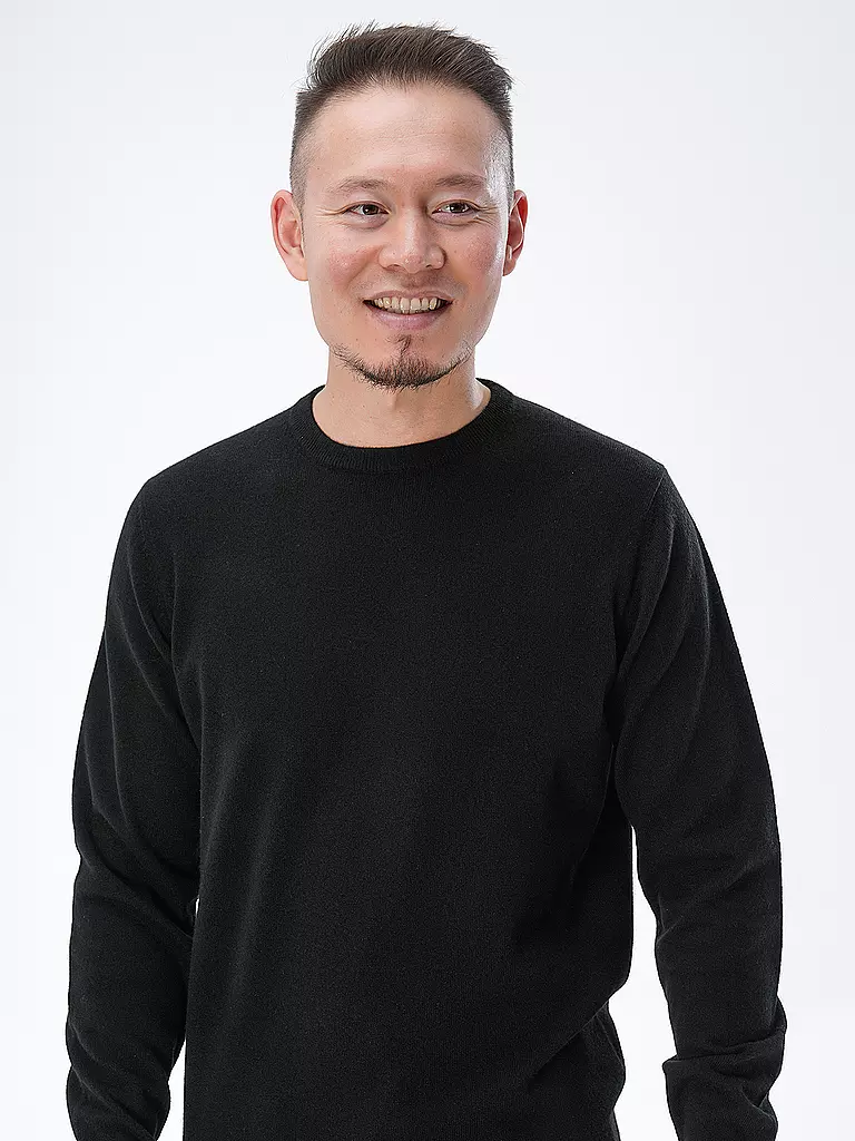 TOM RUSBORG | Kaschmir Pullover | Noir