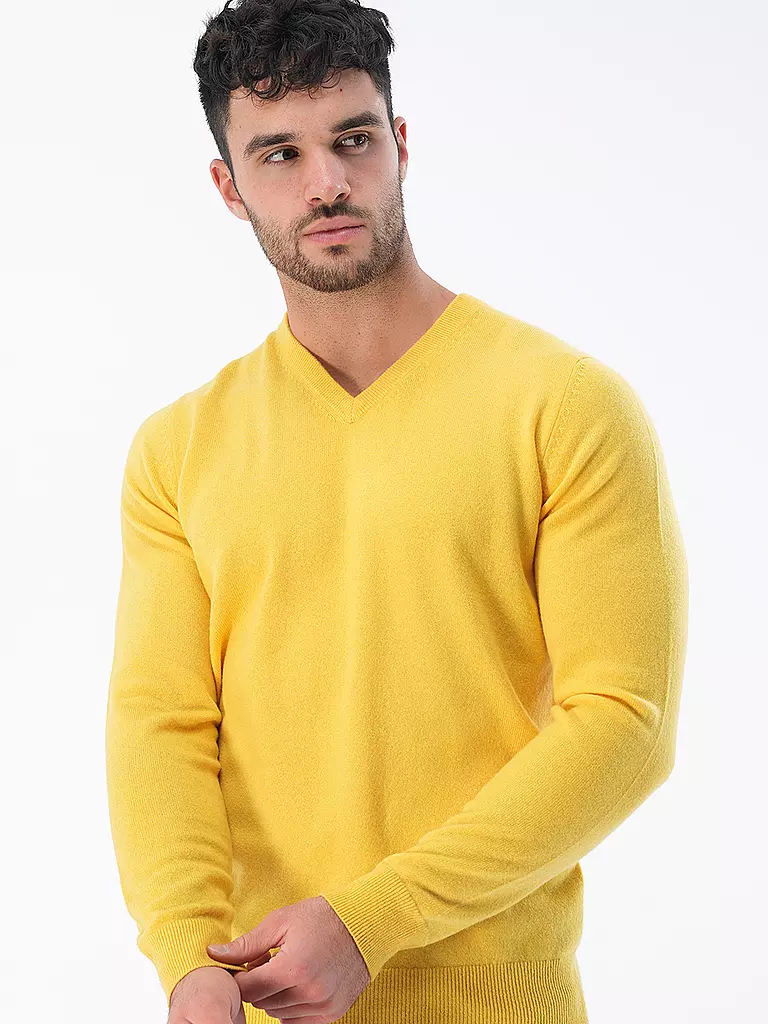 TOM RUSBORG | Kaschmirpullover | Jaune