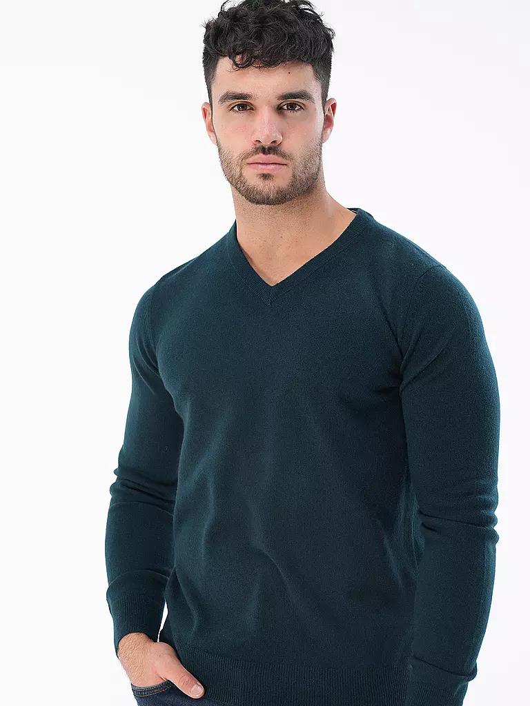 TOM RUSBORG | Kaschmirpullover | Vert foncé