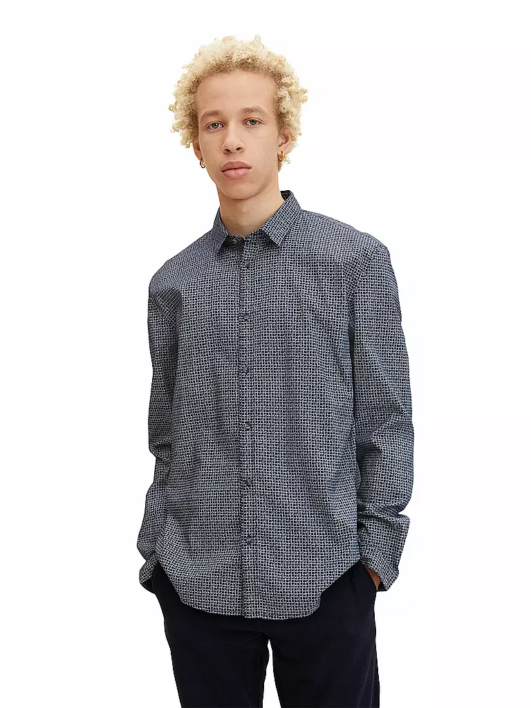 TOM TAILOR DENIM | Hemd Regular Fit | Bleu
