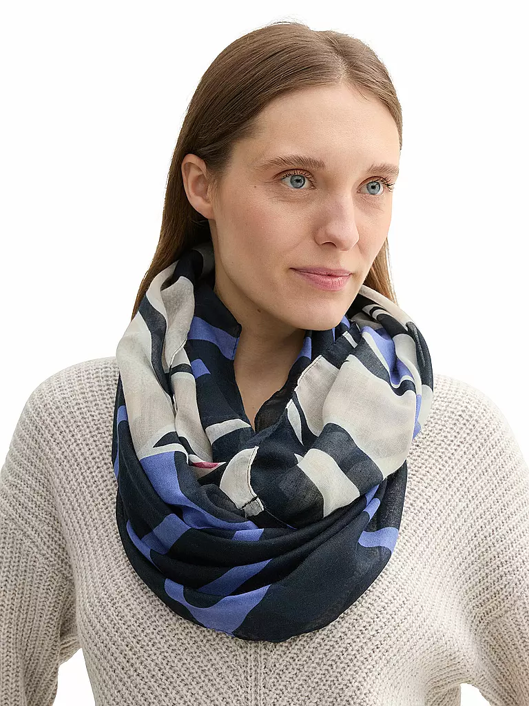 TOM TAILOR | Écharpe - Loop | Bleu