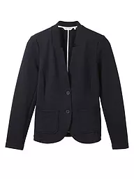 TOM TAILOR | Blazer en jersey | Bleu foncé