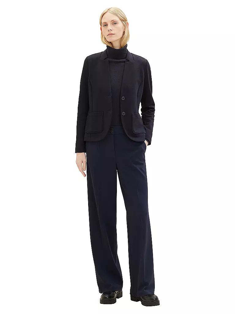 TOM TAILOR | Blazer en jersey | dunkelblau