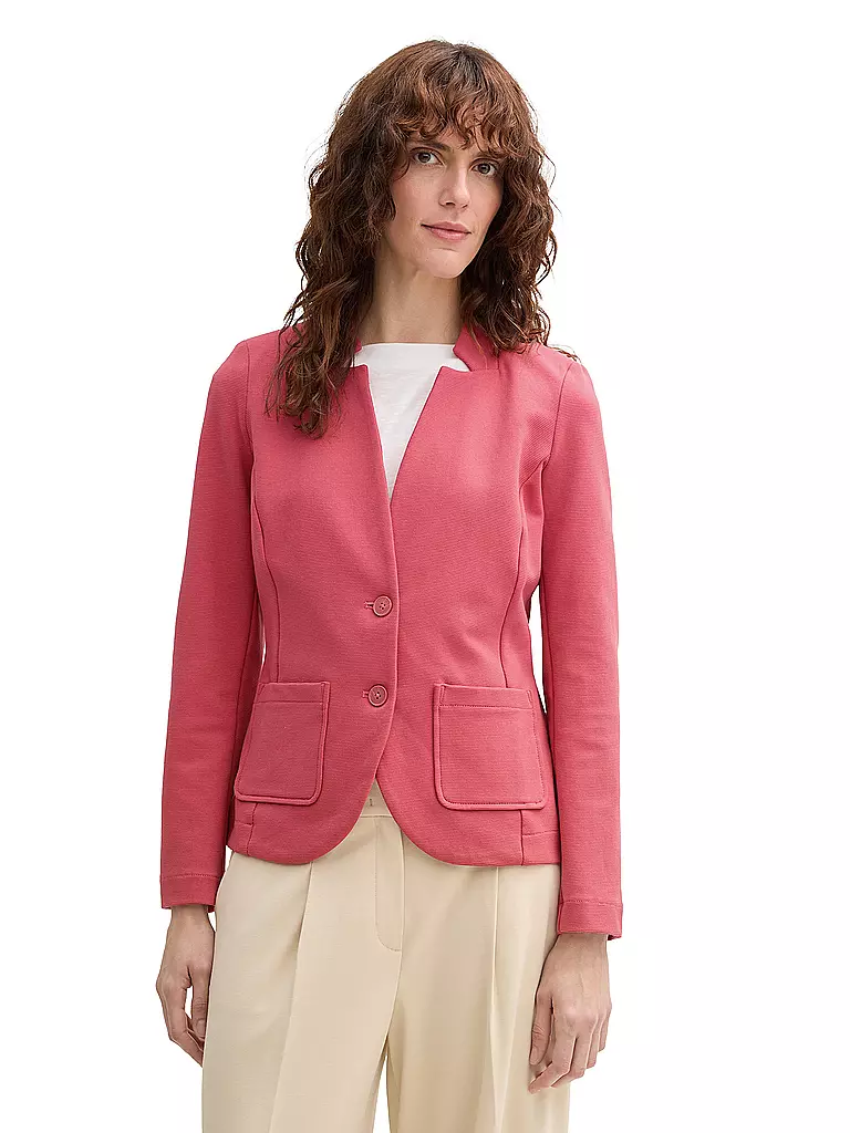 TOM TAILOR | Blazer en jersey | beere