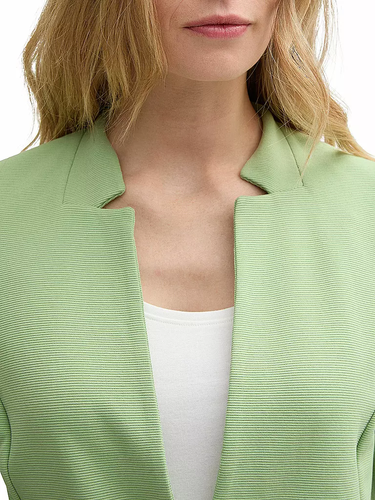 TOM TAILOR | Blazer en jersey | hellgrün