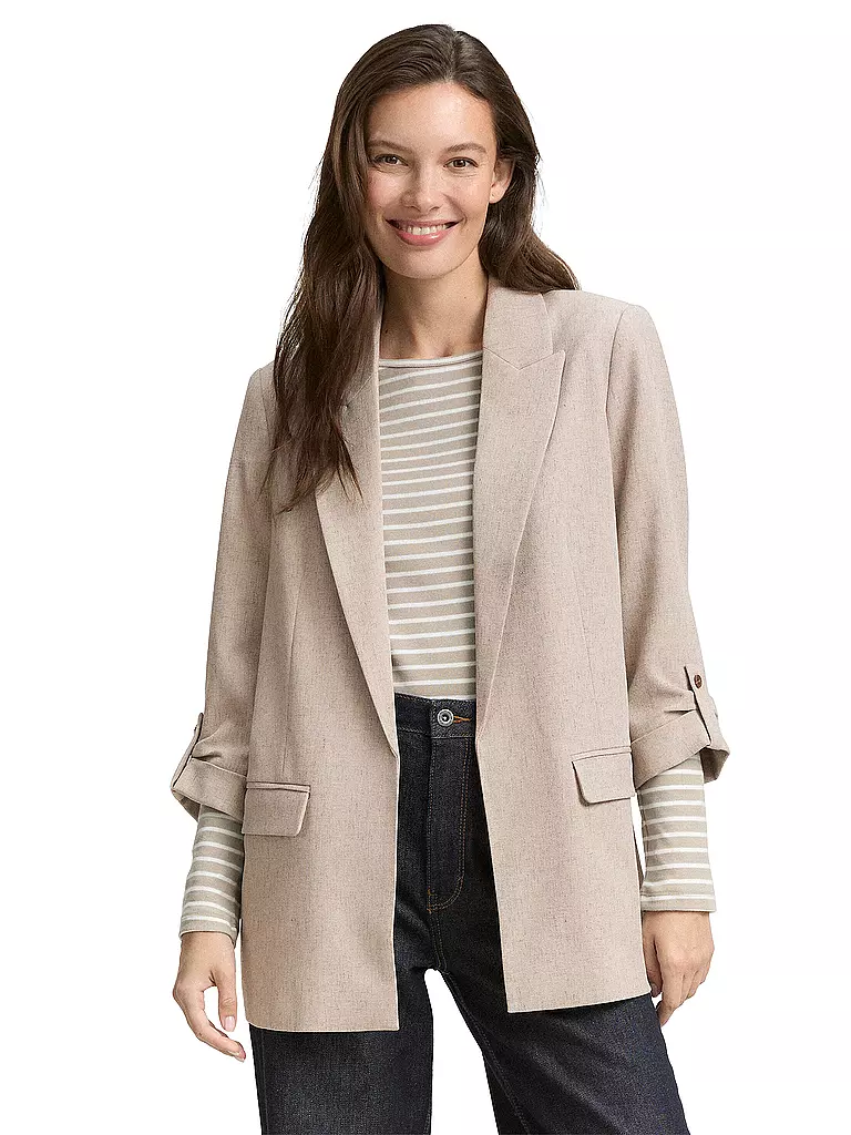 TOM TAILOR | Blazer | beige