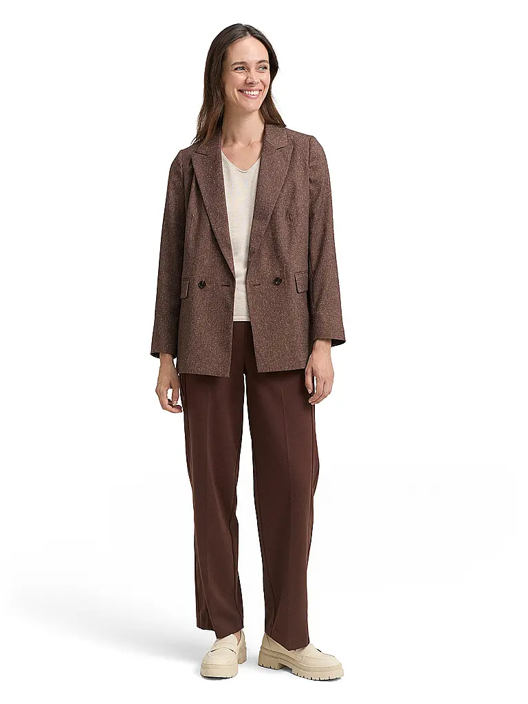 TOM TAILOR | Blazer | Marron