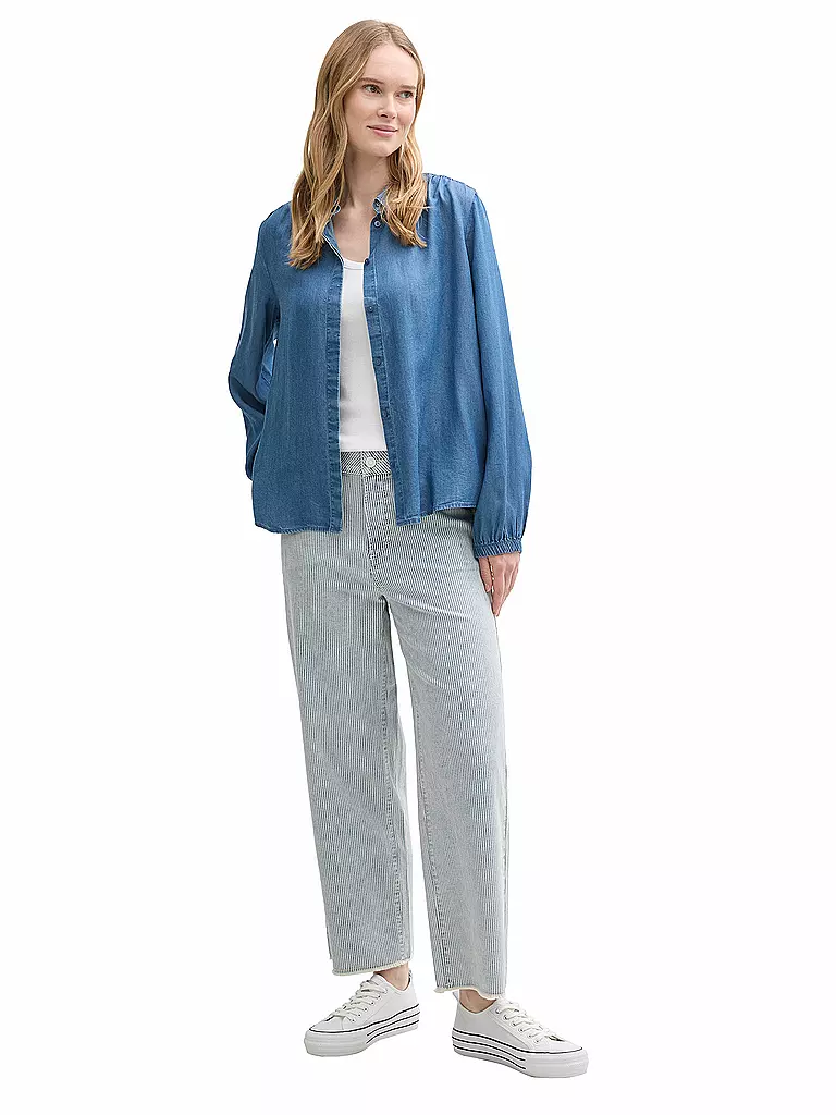 TOM TAILOR | Blouse en jean | blau
