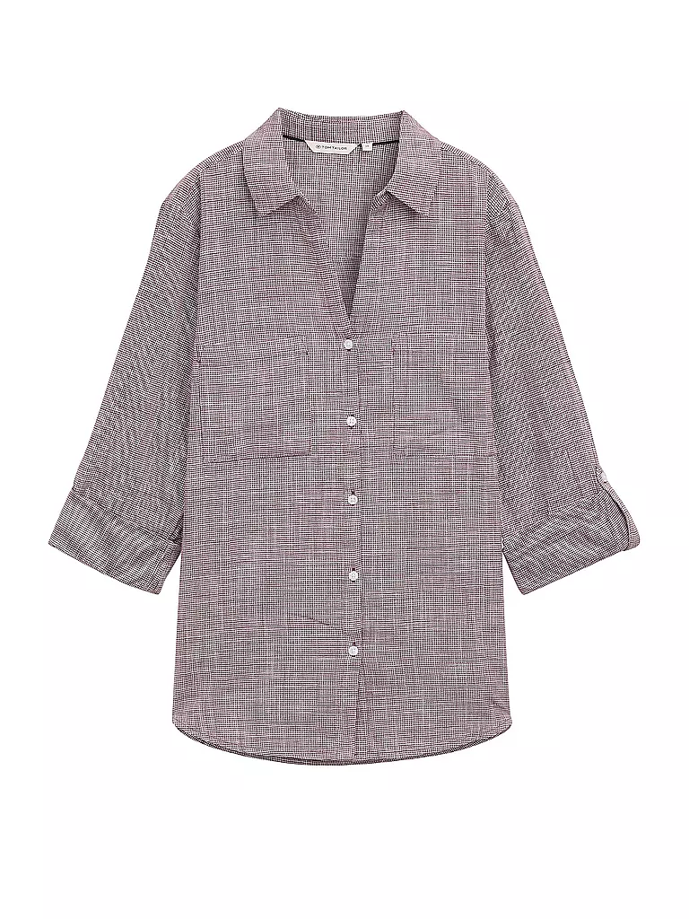 TOM TAILOR | Blouse | dunkelrot