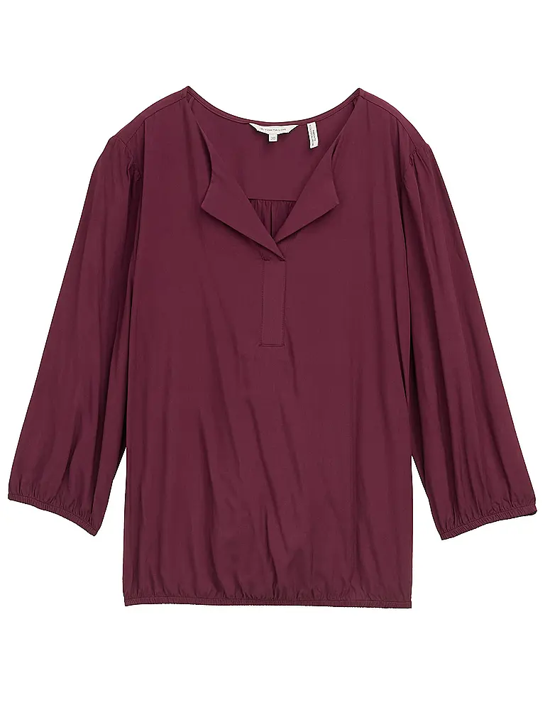 TOM TAILOR | Blouse | dunkelrot