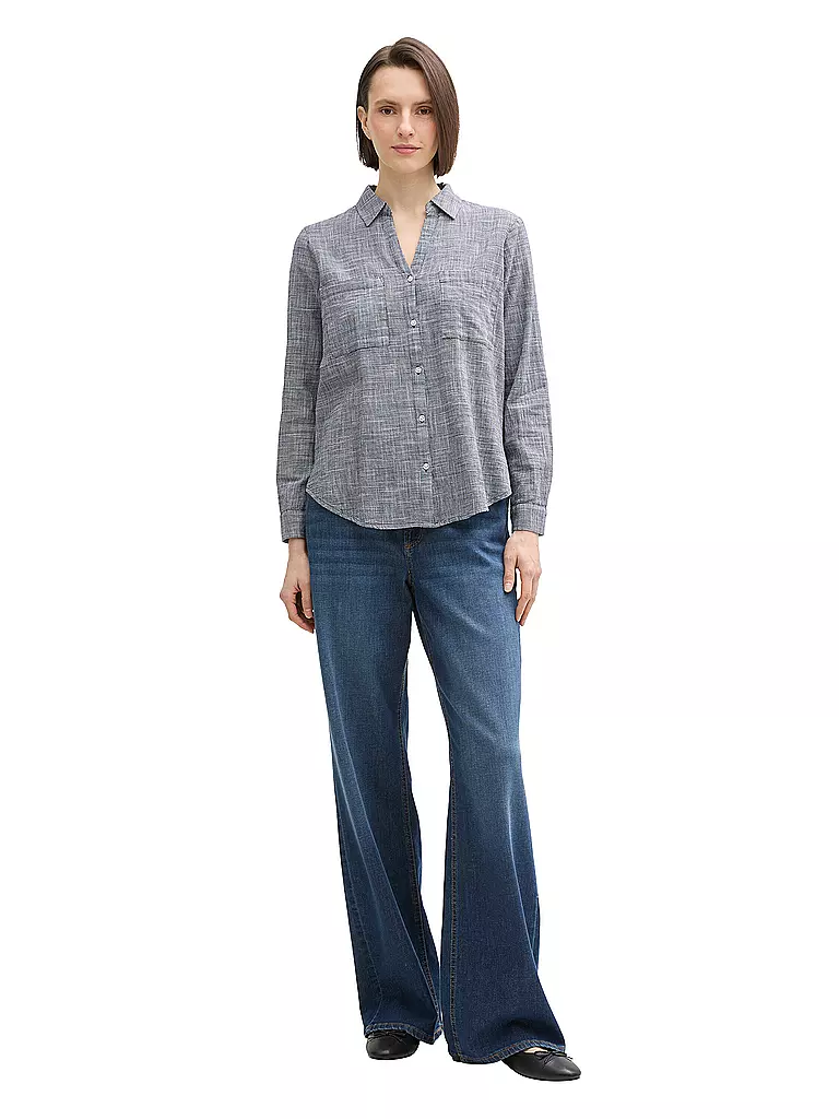 TOM TAILOR | Blouse | dunkelblau
