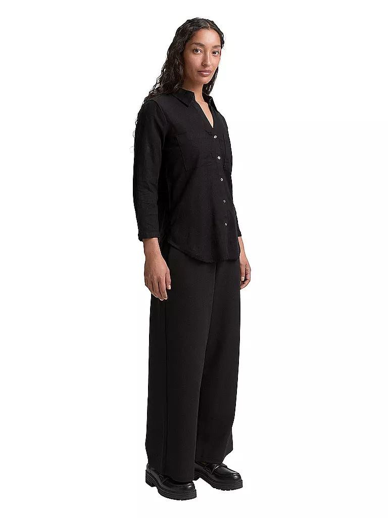TOM TAILOR | Blouse | schwarz