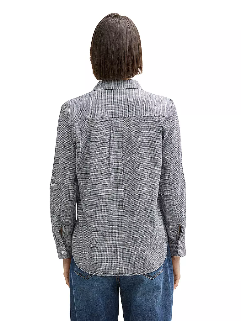 TOM TAILOR | Blouse | dunkelblau