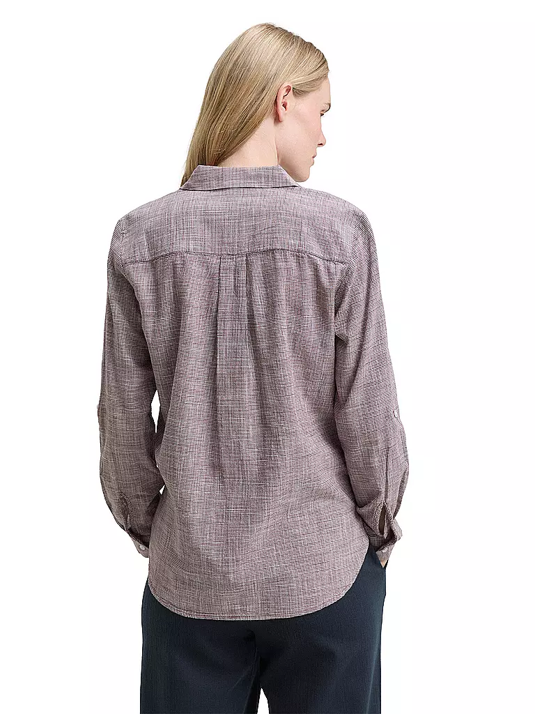 TOM TAILOR | Blouse | dunkelrot