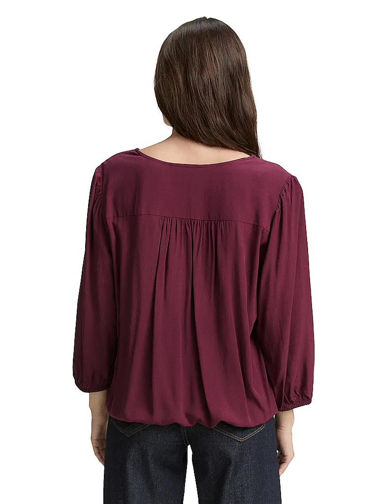 TOM TAILOR | Blouse | dunkelrot