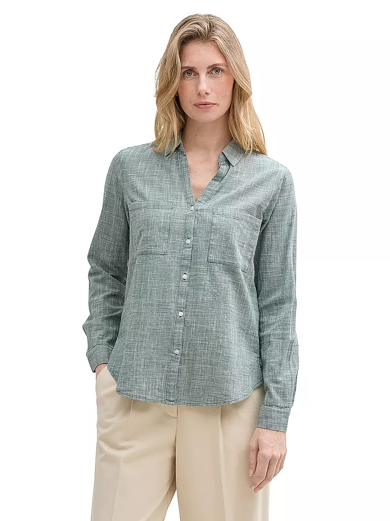 TOM TAILOR | Blouse | grün