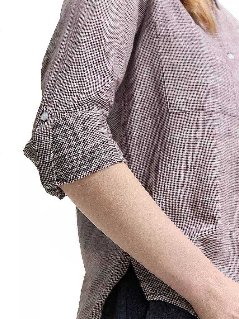 TOM TAILOR | Blouse | dunkelrot