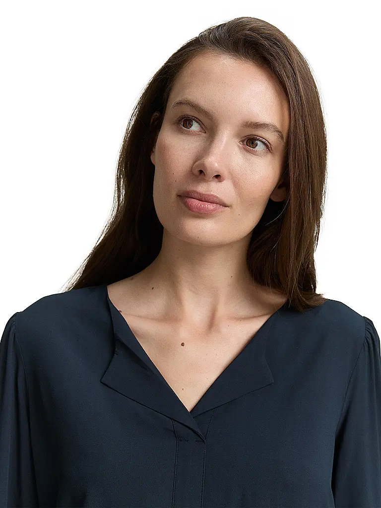 TOM TAILOR | Blouse | dunkelblau