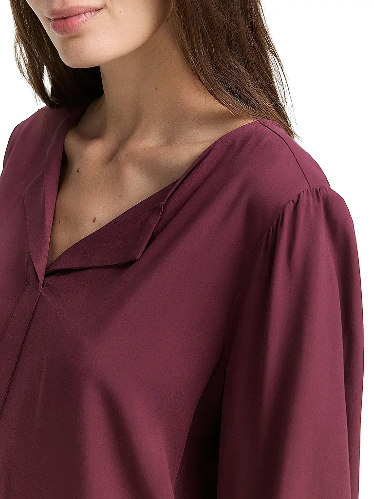 TOM TAILOR | Blouse | dunkelrot
