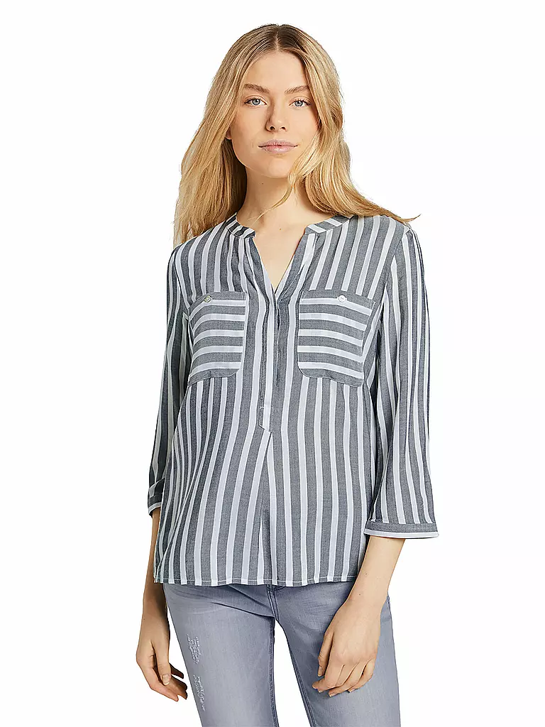TOM TAILOR | Blouse | hellgrau