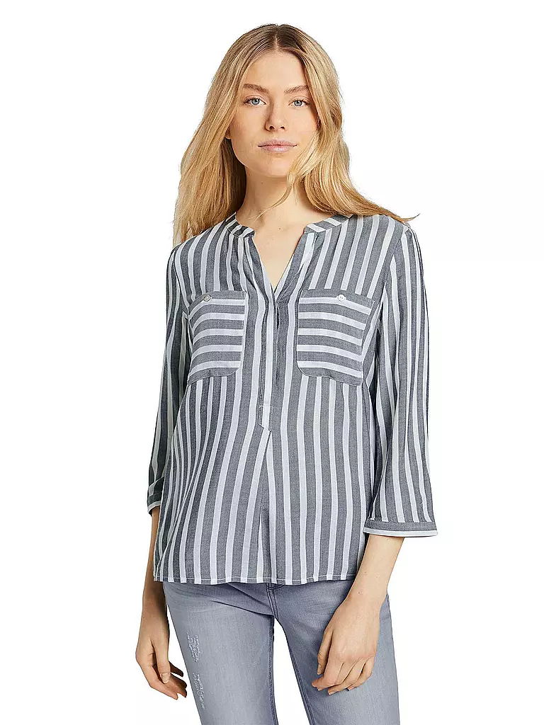 TOM TAILOR | Blouse | hellgrau