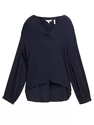 TOM TAILOR | Blouse-chemise | Bleu foncé
