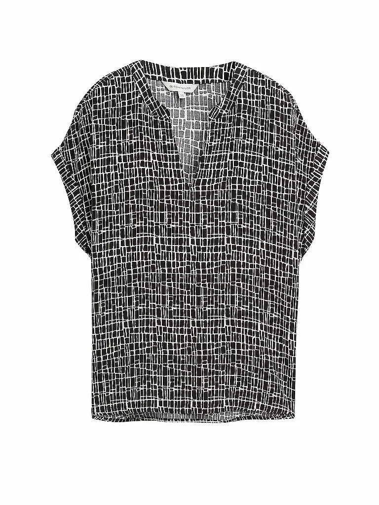 TOM TAILOR | Blouse-chemise | schwarz