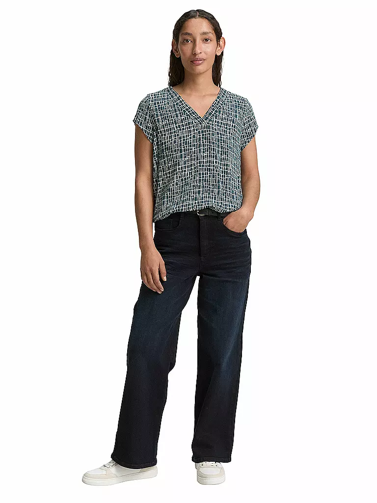 TOM TAILOR | Blouse-chemise | grün