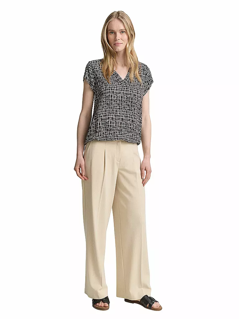 TOM TAILOR | Blouse-chemise | schwarz