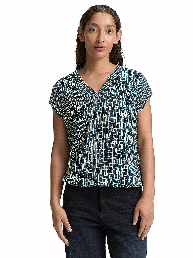 TOM TAILOR | Blouse-chemise | grün