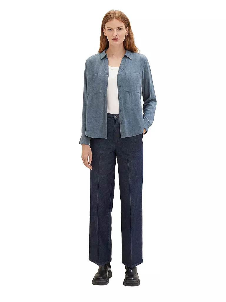 TOM TAILOR | Bluse  | Bleu