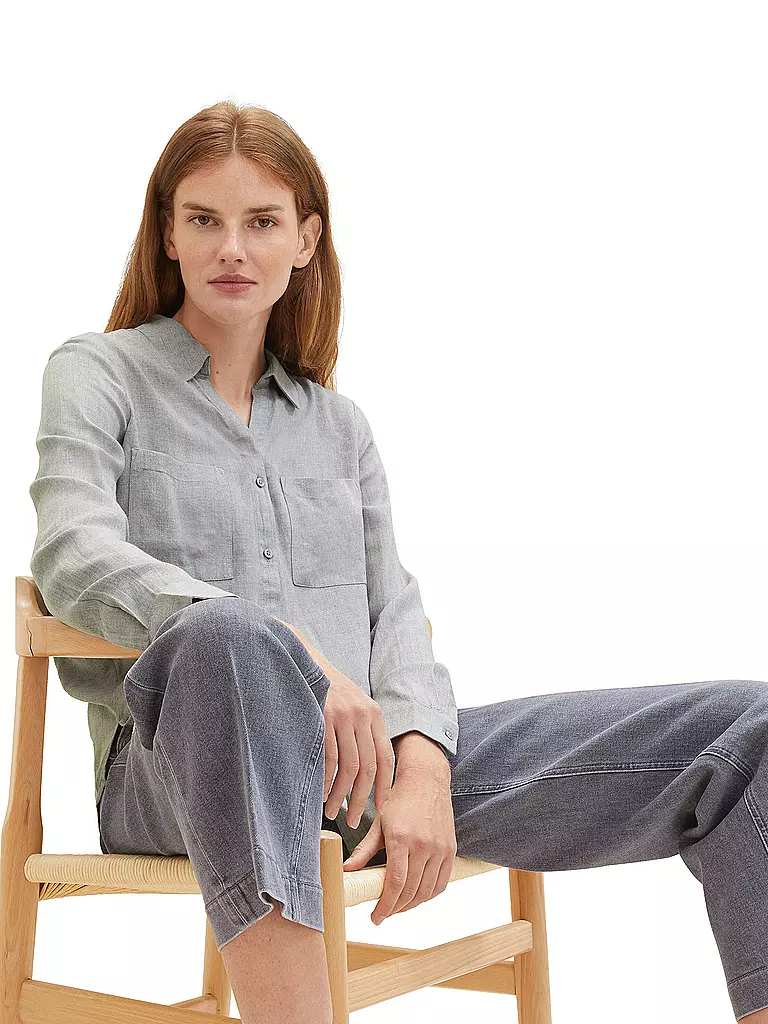 TOM TAILOR | Bluse  | Gris