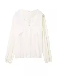TOM TAILOR | Blusenshirt  | Blanc