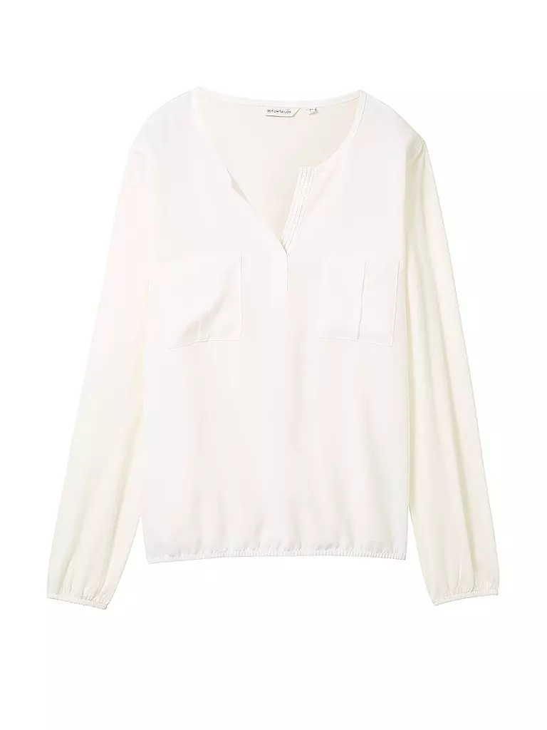 TOM TAILOR | Blusenshirt  | Blanc
