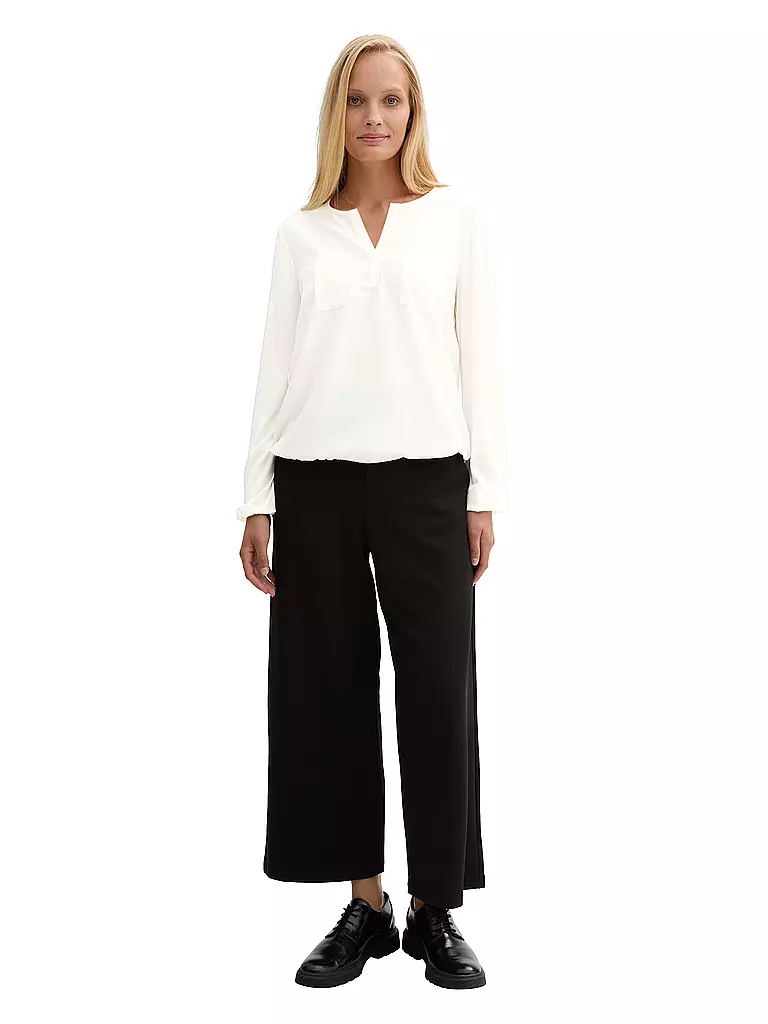 TOM TAILOR | Blusenshirt  | Blanc