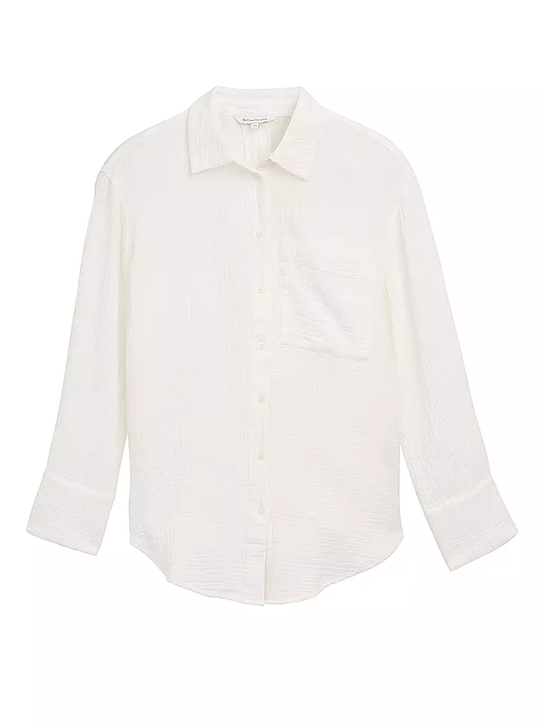 TOM TAILOR | Blusenshirt | weiss