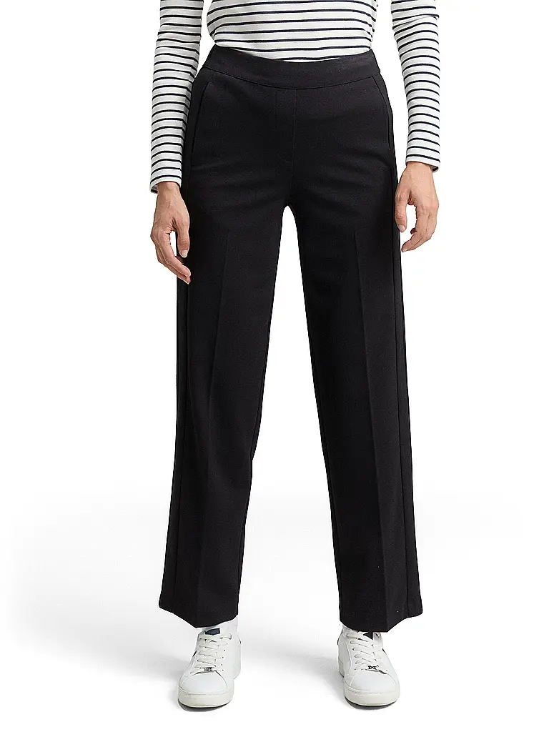 TOM TAILOR | Businesshose Straight Fit | Noir