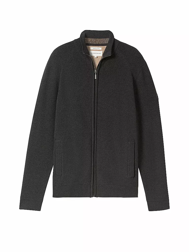 TOM TAILOR | Cardigan en tricot | grau