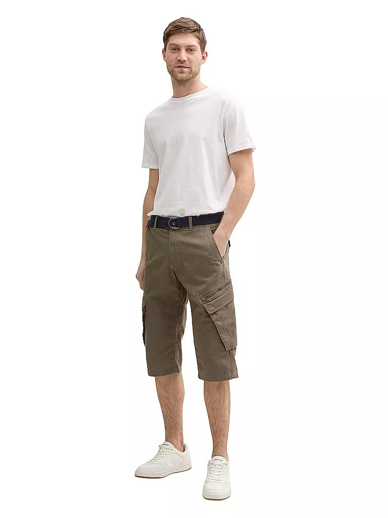 TOM TAILOR | Cargoshort | olive