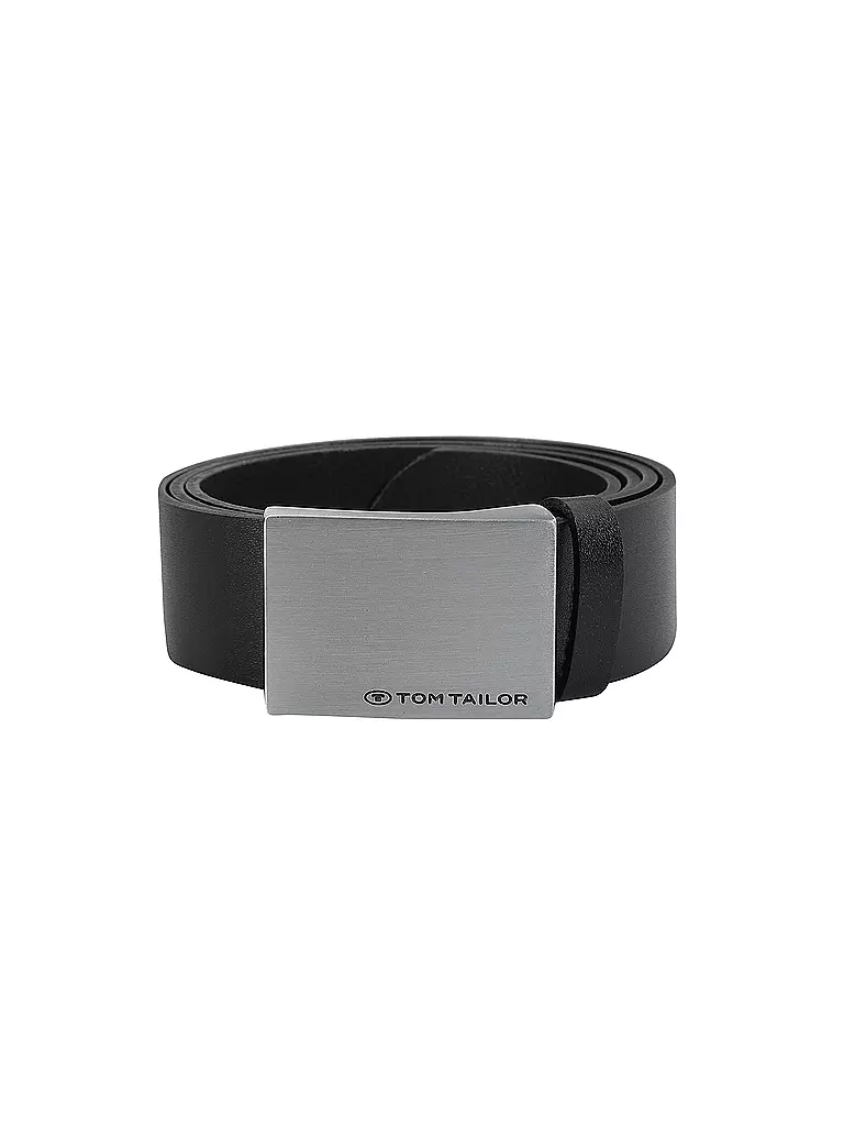 TOM TAILOR | Ceinture en cuir TTBOB | Noir
