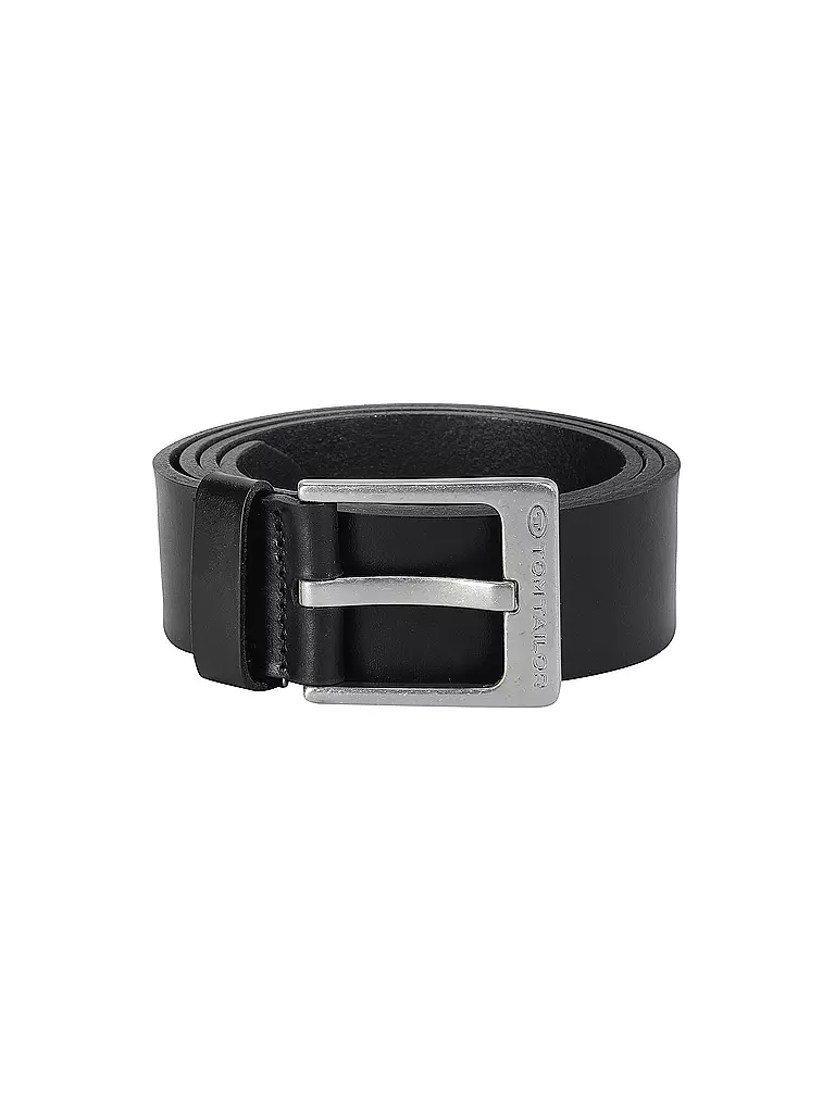 TOM TAILOR | Ceinture en cuir TTCALVIN | Noir