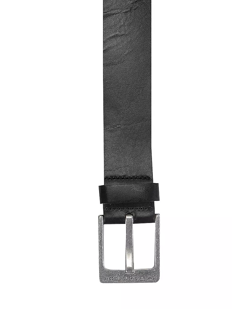 TOM TAILOR | Ceinture en cuir TTCALVIN | Noir