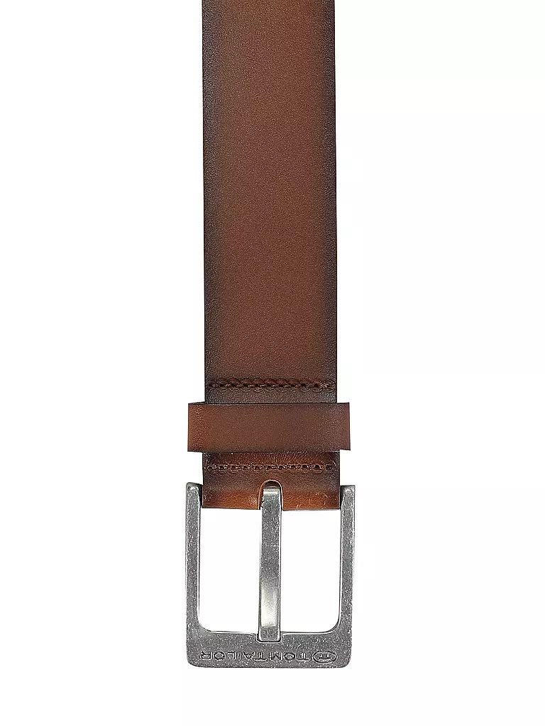 TOM TAILOR | Ceinture en cuir TTCALVIN | Marron