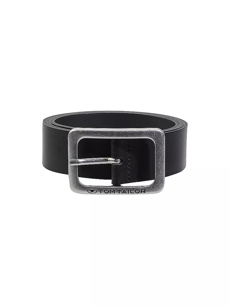 TOM TAILOR | Ceinture en cuir TTEVE | schwarz