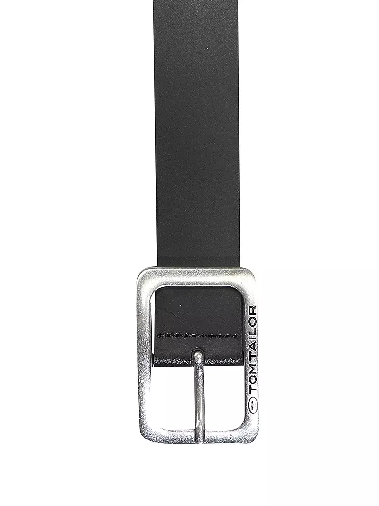 TOM TAILOR | Ceinture en cuir TTEVE | schwarz