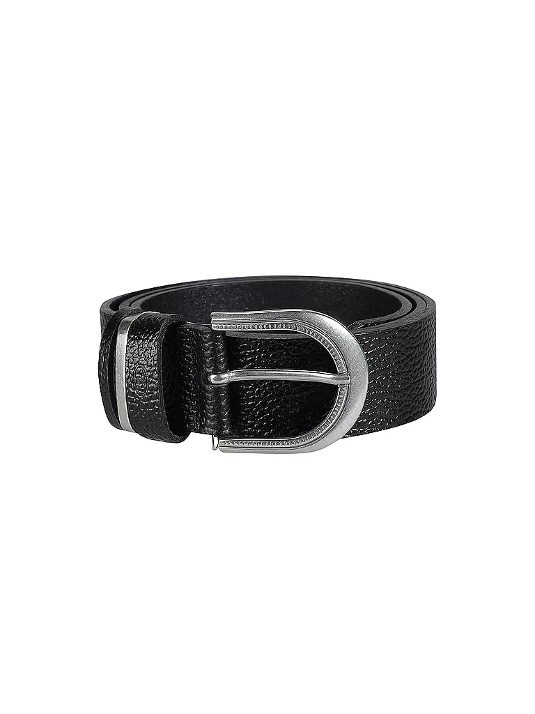 TOM TAILOR | Ceinture en cuir TTSANDRA | schwarz