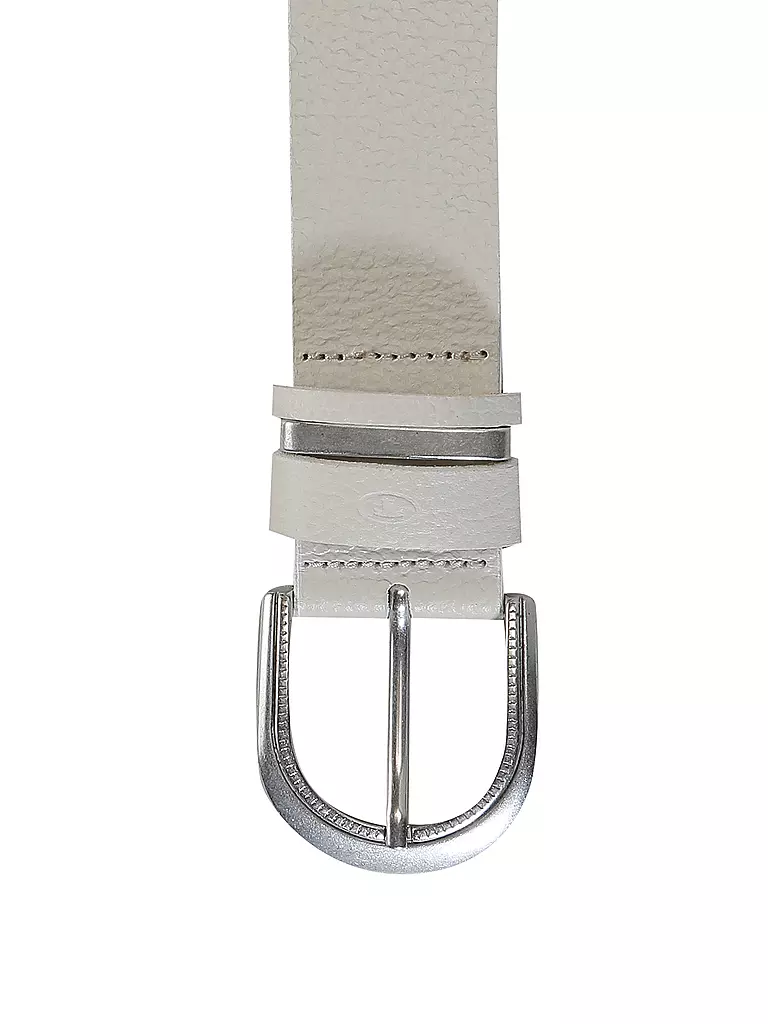 TOM TAILOR | Ceinture en cuir TTSANDRA | creme