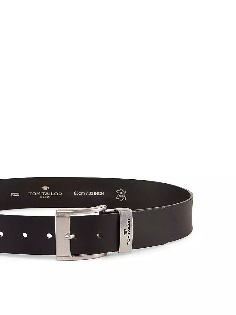 TOM TAILOR | Ceinture en cuir TTTOM | schwarz