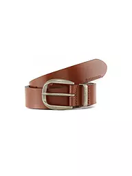 TOM TAILOR | Ceinture en cuir | Marron