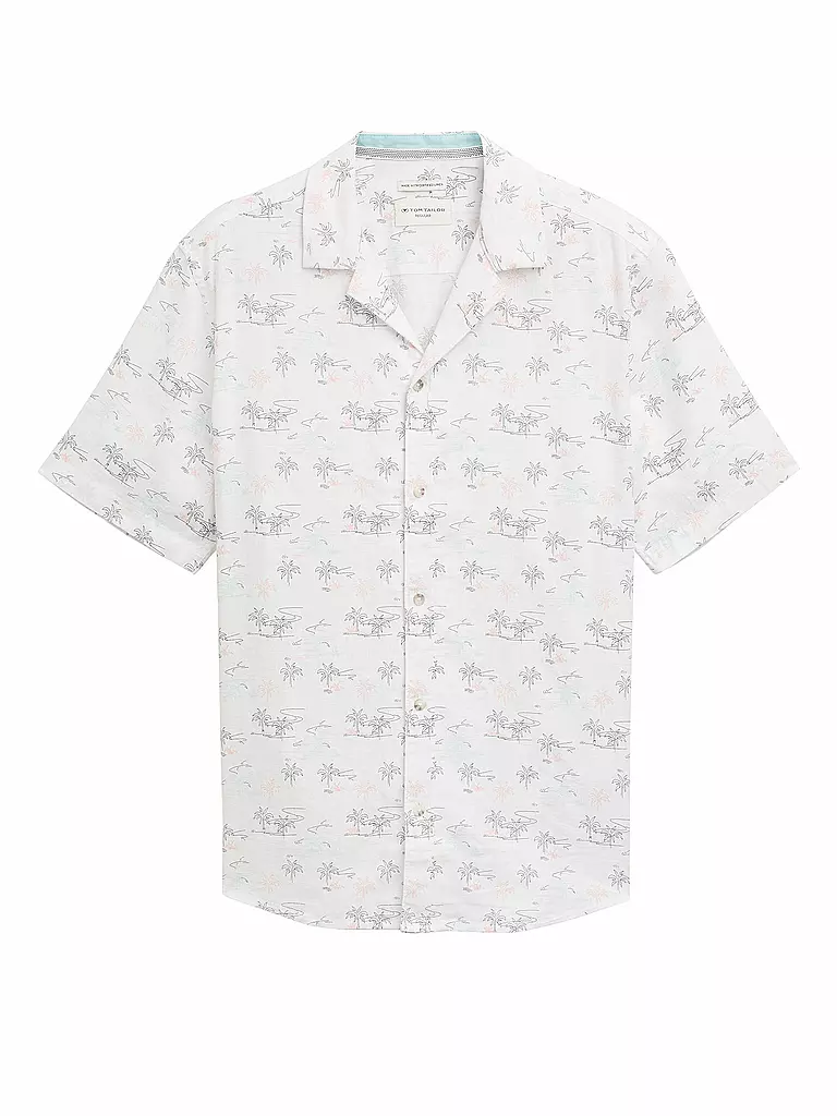 TOM TAILOR | Chemise coupe droite | Blanc